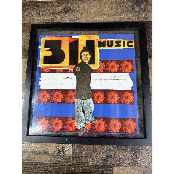 311 Music 1992 Capricorn Records Promotion Poster Not For Sale Framed Very Rare - Picture 1 of 9